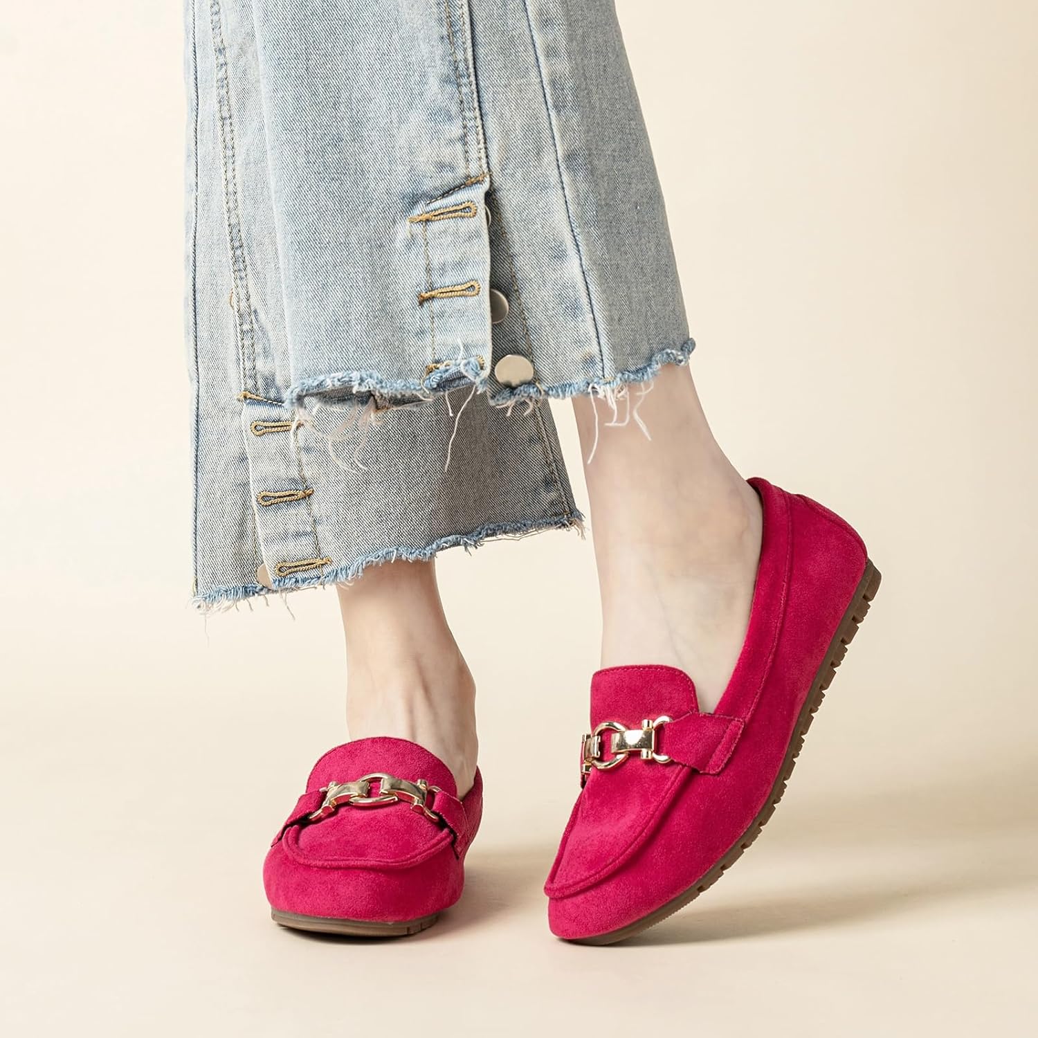 Loafers for Women Business Casual Shoes Comfortable & Lightweight Penny Loafers Slip On Work Flats - Image 2