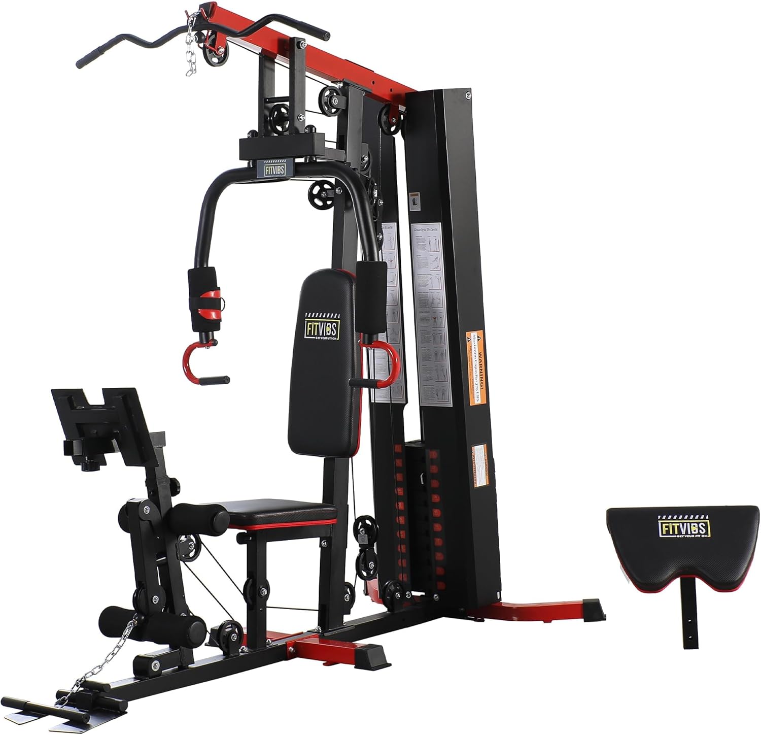 Multifunctional Home Gym with Leg Press & Pulley System